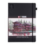 Sakura Bloc de dibujo A4 80 páginas papel blanco crema 140g